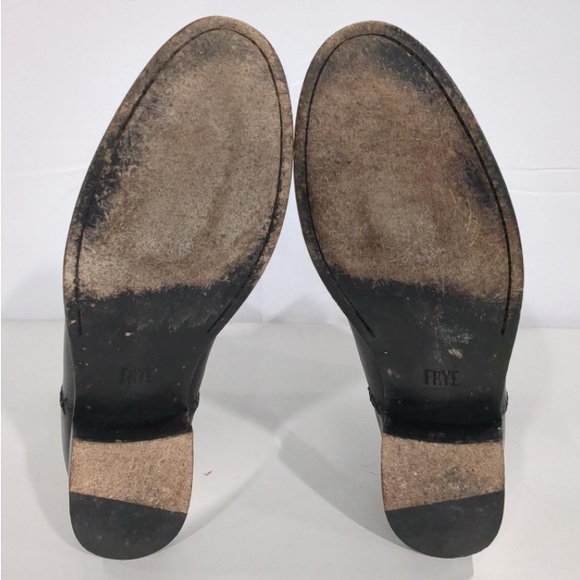 🛑 1 hour sale. Frye, Men's Black Leather Ankle Boots Size 11 Made in Mexico - Picture 6 of 10